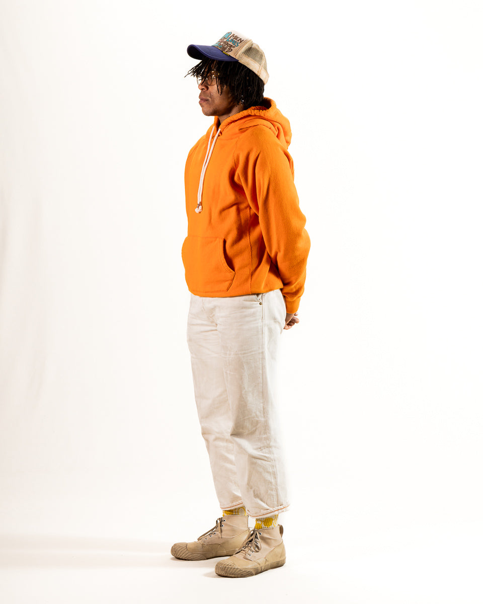 Super Looper French Terry Pullover Hoodie - Orange