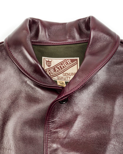 Y'2 Leather Aniline Horse Cossack Jacket (LB-143) - Cherry - Standard & Strange