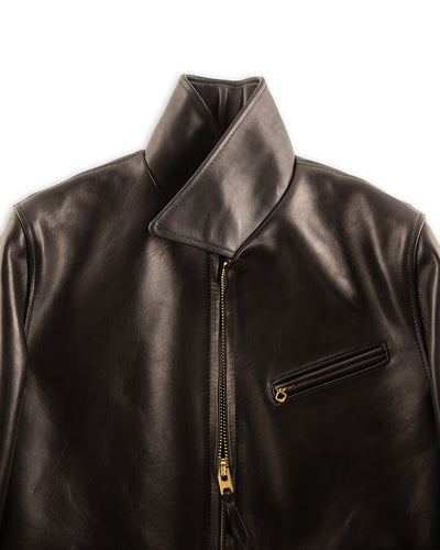 Y'2 Leather HV Horse Single Riders Jacket (HVR-42) - Black - Standard & Strange