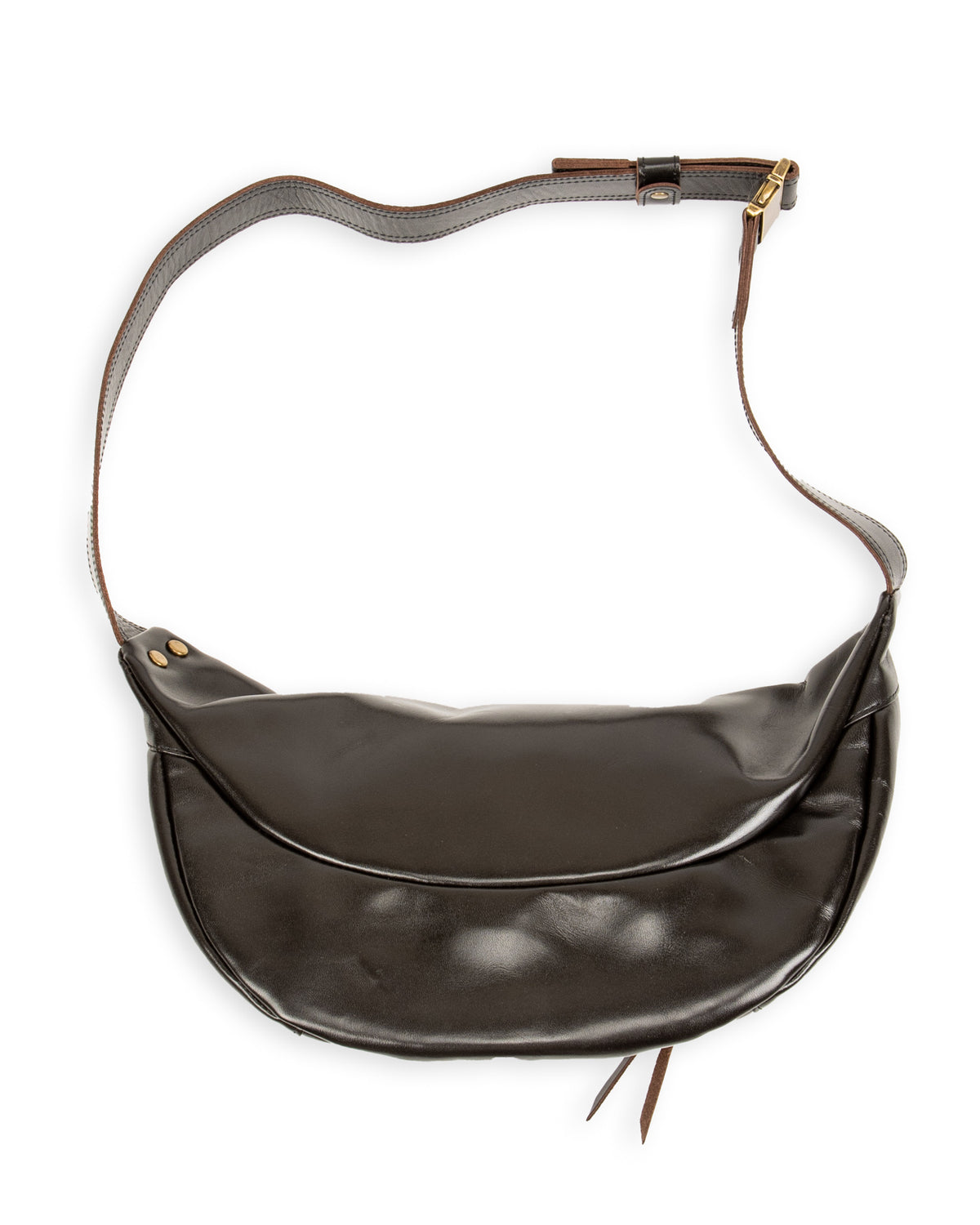Horsehide Waist Bag - Black (BG-09)