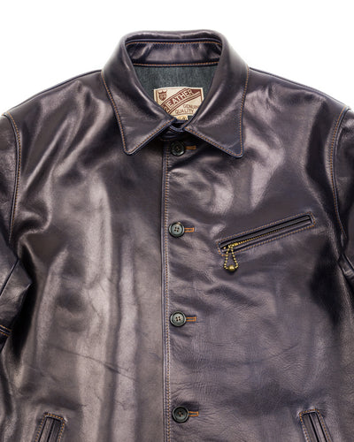 Y'2 Leather Indigo Horse Car Coat (IC-77) - Standard & Strange