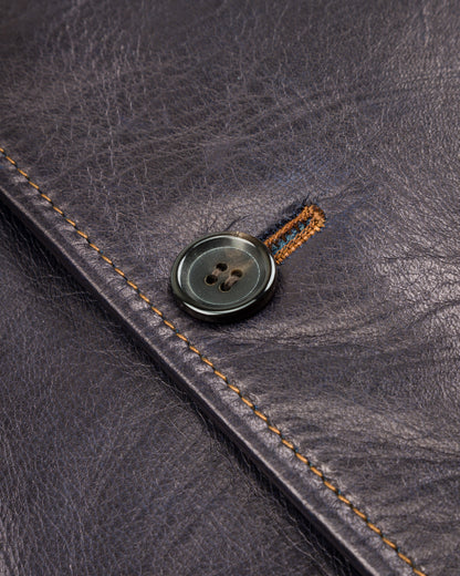 Y'2 Leather Indigo Horse Car Coat (IC-77) - Standard & Strange