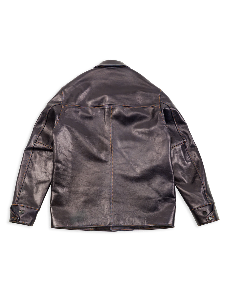 Y'2 Leather Indigo Horse Car Coat (IC-77) - Standard & Strange