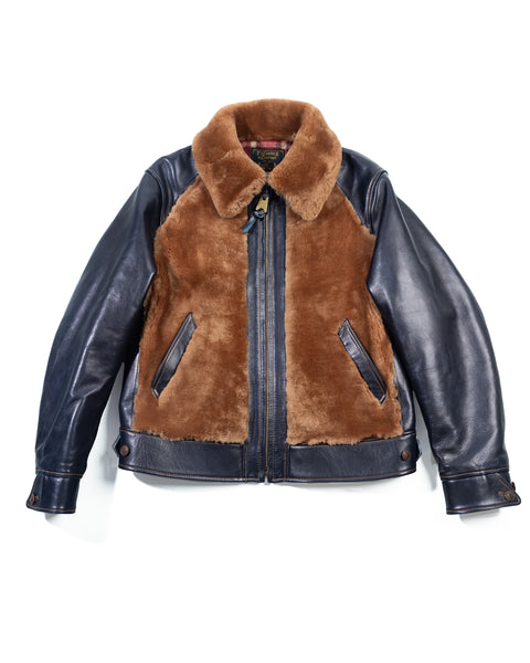 Y'2 Leather Indigo Horse Grizzly Jacket - 25th Anniversary Limited ...