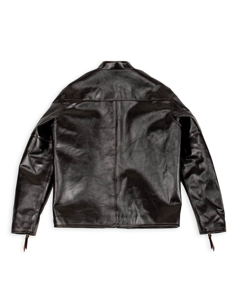 Y'2 Leather Lightweight Vintage Horsehide Single Riders Jacket