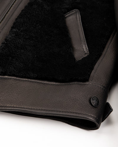 Y'2 Leather Limited Deerskin Grizzly Jacket (Y2-10-SP) - Black - Standard & Strange
