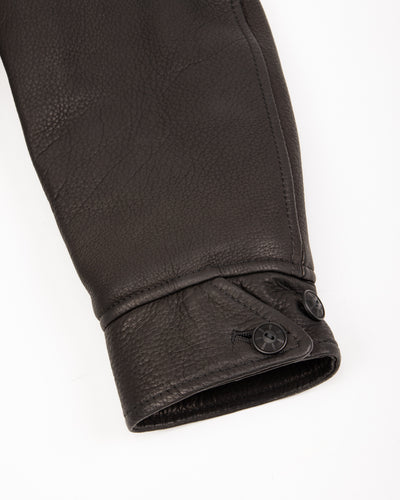 Y'2 Leather Limited Deerskin Grizzly Jacket (Y2-10-SP) - Black - Standard & Strange