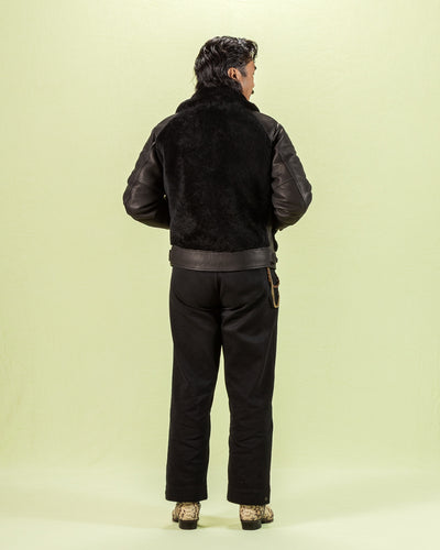 Y'2 Leather Limited Deerskin Grizzly Jacket (Y2-10-SP) - Black - Standard & Strange