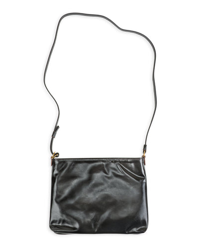 Y'2 Leather Sacoche Bag - Black Natural Scar Horse (BG-18) - Standard & Strange