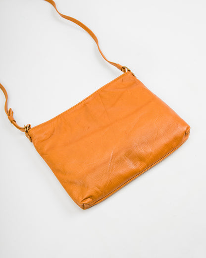 Y'2 Leather Sacoche Bag - Camel Natural Scar Steer (BG-18) - Standard & Strange