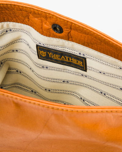 Y'2 Leather Sacoche Bag - Camel Natural Scar Steer (BG-18) - Standard & Strange