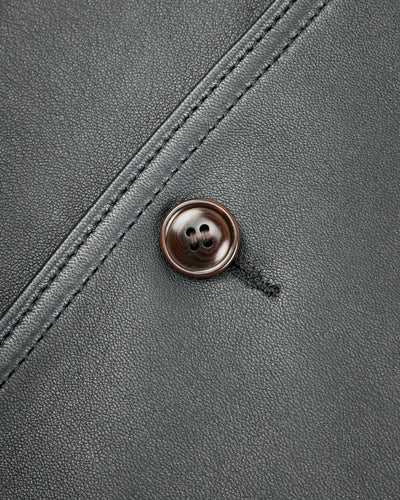 Y'2 Leather Sheepskin Type A-1 - Black - Standard & Strange