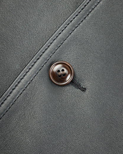 Y'2 Leather Sheepskin Type A-1 - Black - Standard & Strange