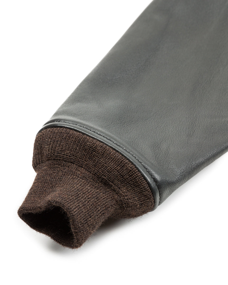 Y'2 Leather Sheepskin Type A-1 - Black - Standard & Strange