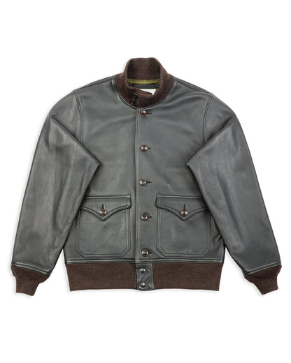 Y'2 Leather Sheepskin Type A-1 - Black - Standard & Strange