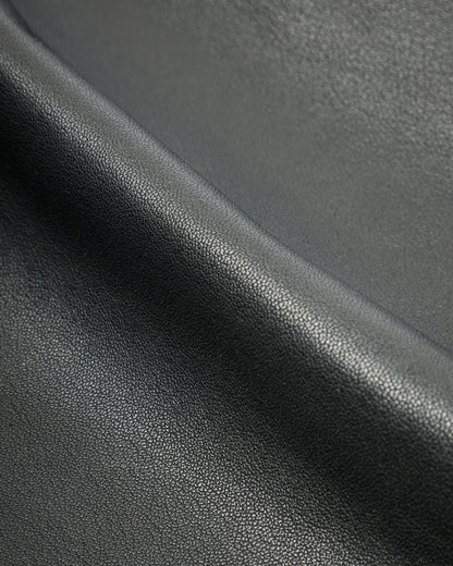 Y'2 Leather Sheepskin Type A-1 - Black - Standard & Strange