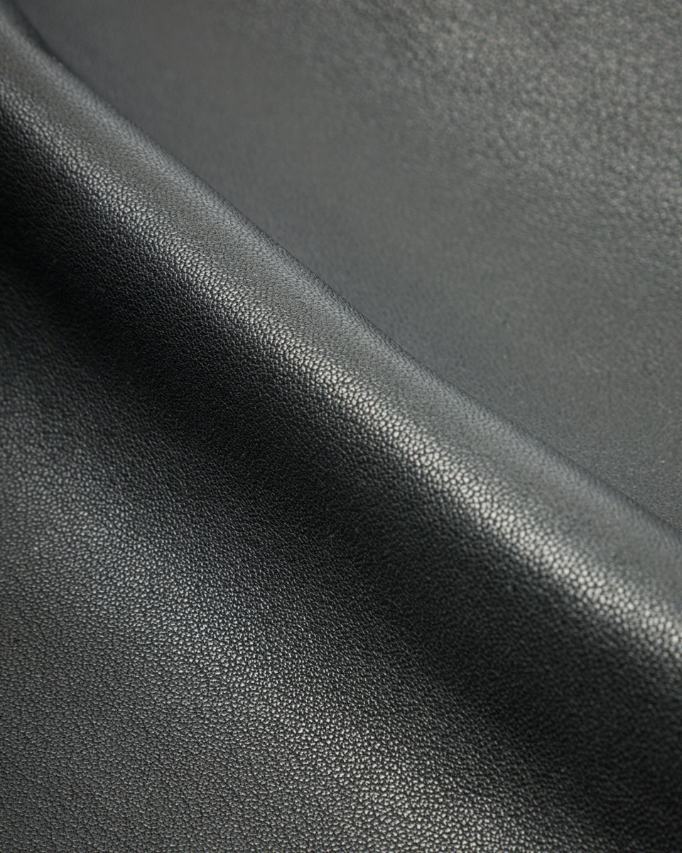 Y'2 Leather Sheepskin Type A-1 - Black - Standard & Strange