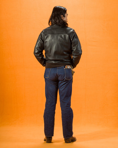 Y'2 Leather Sheepskin Type A-1 - Black - Standard & Strange