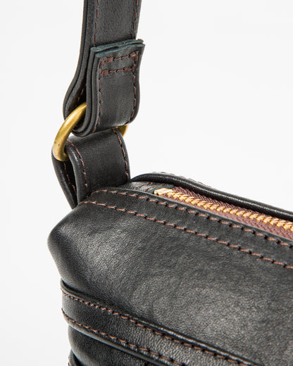 Y'2 Leather Shoulder Bag - Black Horse (BG-02) - Standard & Strange