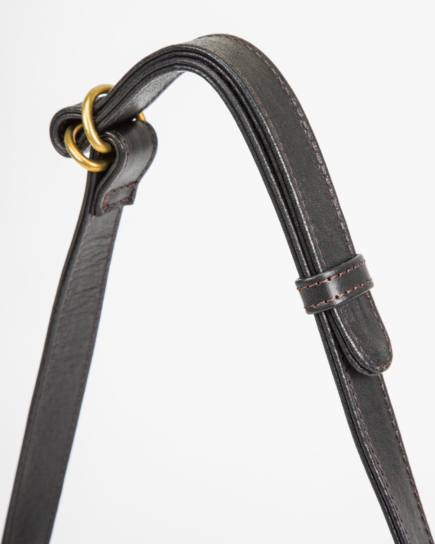 Y'2 Leather Shoulder Bag - Black Horse (BG-02) - Standard & Strange