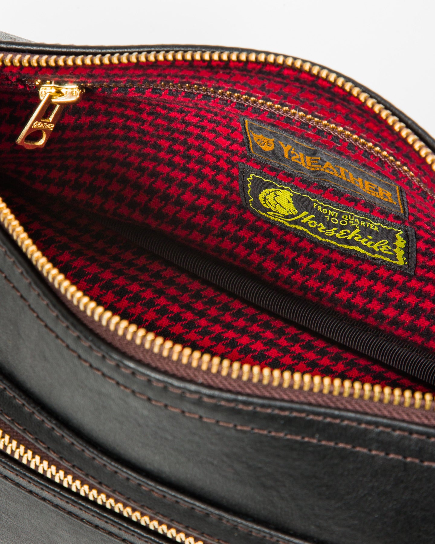 Y'2 Leather Shoulder Bag - Black Horse (BG-02) - Standard & Strange