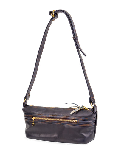 Y'2 Leather Shoulder Bag - Indigo Horse (BG-02) - Standard & Strange