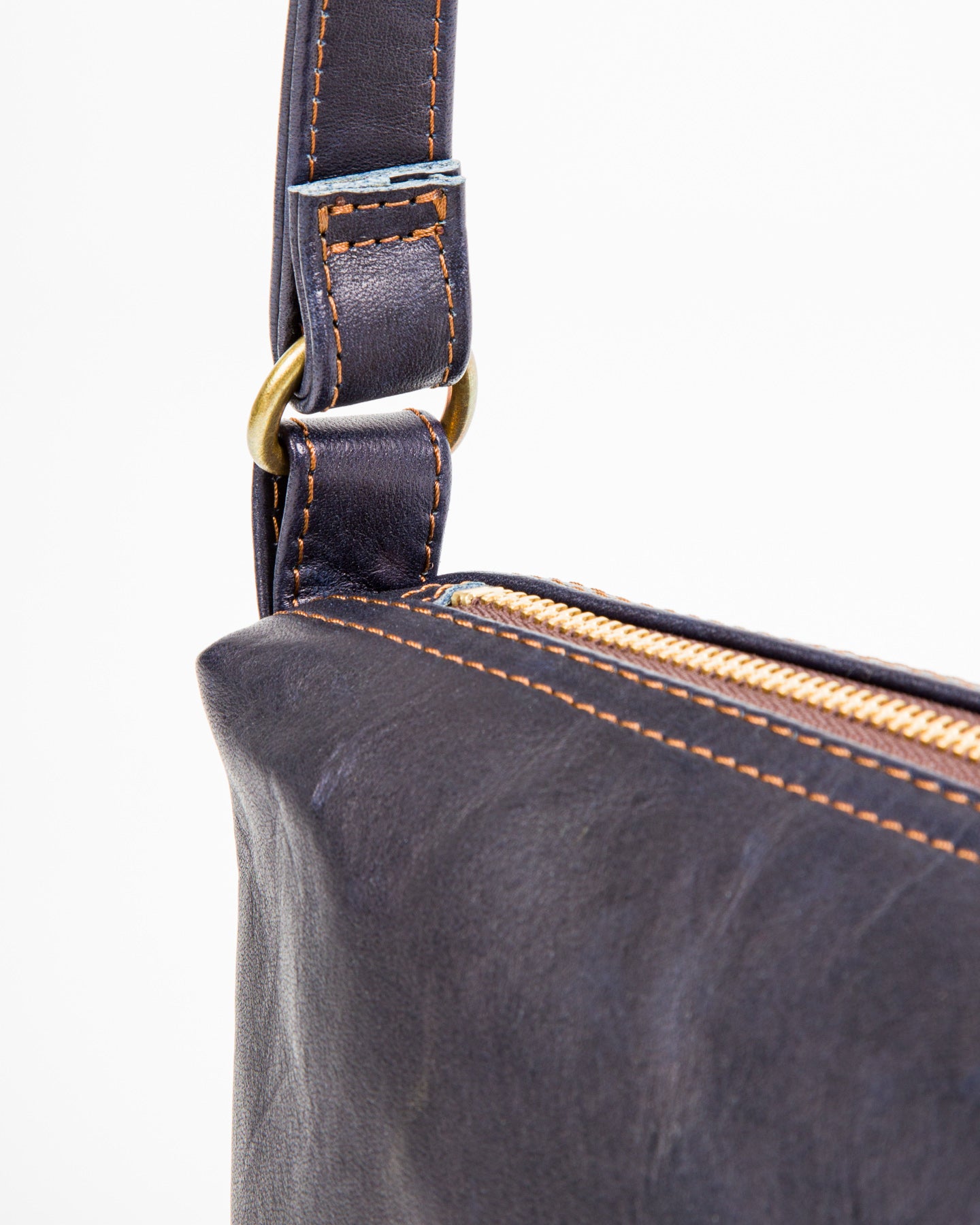 Y'2 Leather Shoulder Bag - Indigo Horse (BG-02) - Standard & Strange