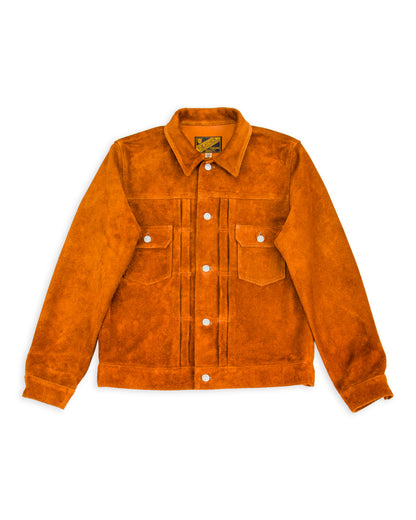 Y'2 Leather Steer Suede 2nd Type Jean Jacket - Camel (TB-141) - Standard & Strange