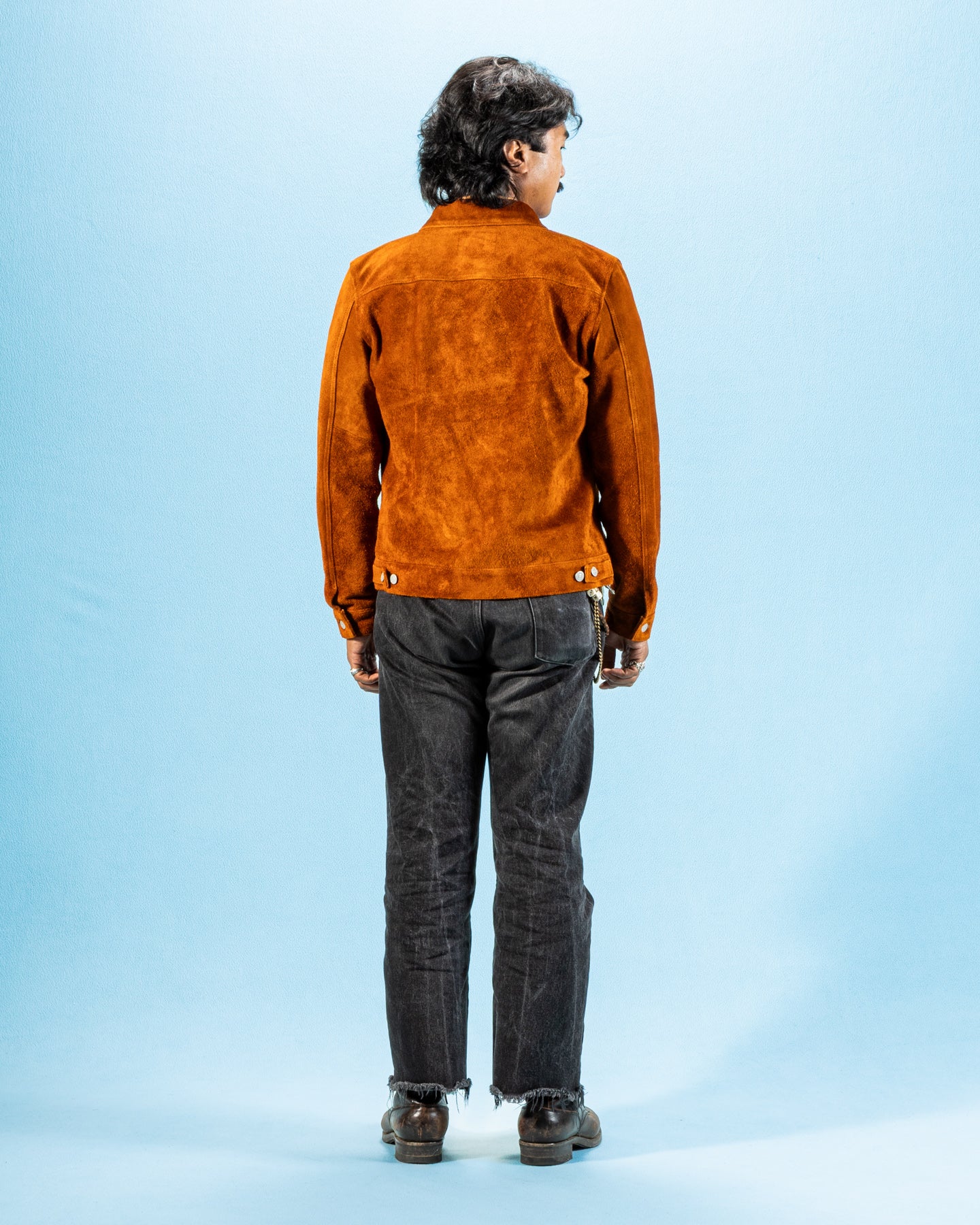 Y'2 Leather Steer Suede 2nd Type Jean Jacket - Camel (TB-141) - Standard & Strange