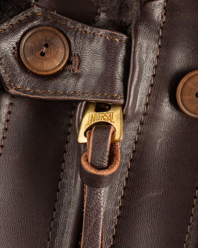 Y'2 Leather Eco Horse Grizzly Jacket - 25th Anniversary Limited - Black (Y2-10-25SP) - Standard & Strange