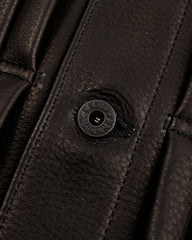 Y'2 Leather Deer Skin 1st Type Jacket - 25th Anniversary Limited - Black (DB-140-25SP) - Standard & Strange