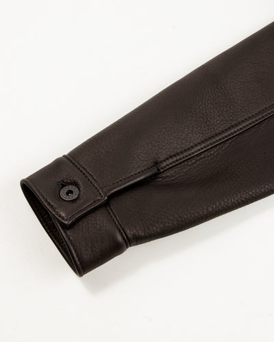 Y'2 Leather Deer Skin 1st Type Jacket - 25th Anniversary Limited - Black (DB-140-25SP) - Standard & Strange