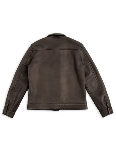 Y'2 Leather Deer Skin 1st Type Jacket - 25th Anniversary Limited - Black (DB-140-25SP) - Standard & Strange