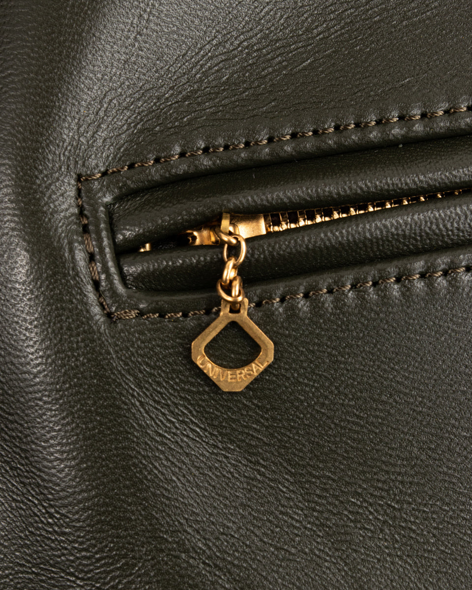 Y'2 Leather Lightweight Vintage Horsehide Single Riders Jacket (PR-65) - Olive - Standard & Strange