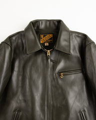 Y'2 Leather Lightweight Vintage Horsehide Single Riders Jacket (PR-65 ...
