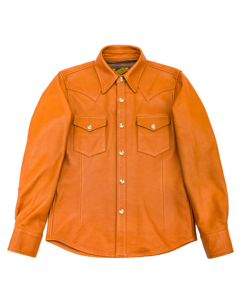 Y'2 Leather Steer Oil Western Shirt - Camel (SS-13) - Standard & Strange