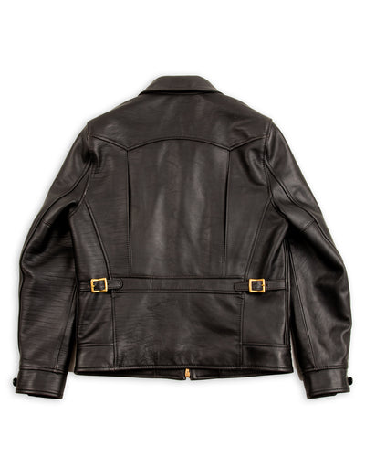 Y'2 Leather Sumi Dyed Horse Single Riders Jacket (SHR-47) - Standard & Strange