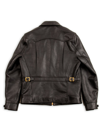 Y'2 Leather Sumi Dyed Horse Single Riders Jacket (SHR-47) - Standard & Strange