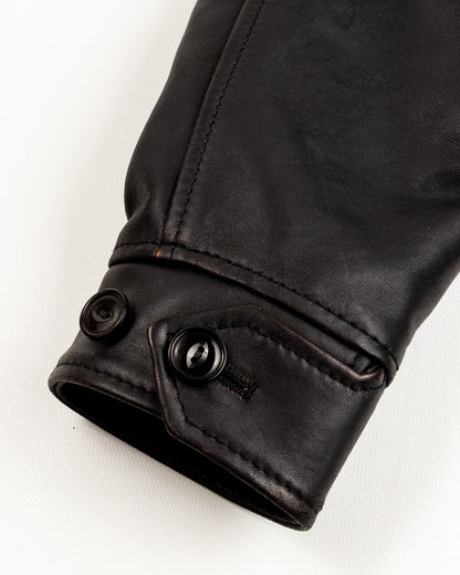 Y'2 Leather Sumi Dyed Horse Single Riders Jacket (SHR-47) - Standard & Strange