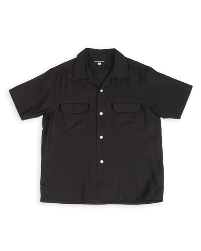 Attractions Flap Pocket Rayon S/S Shirt - Black - Standard & Strange