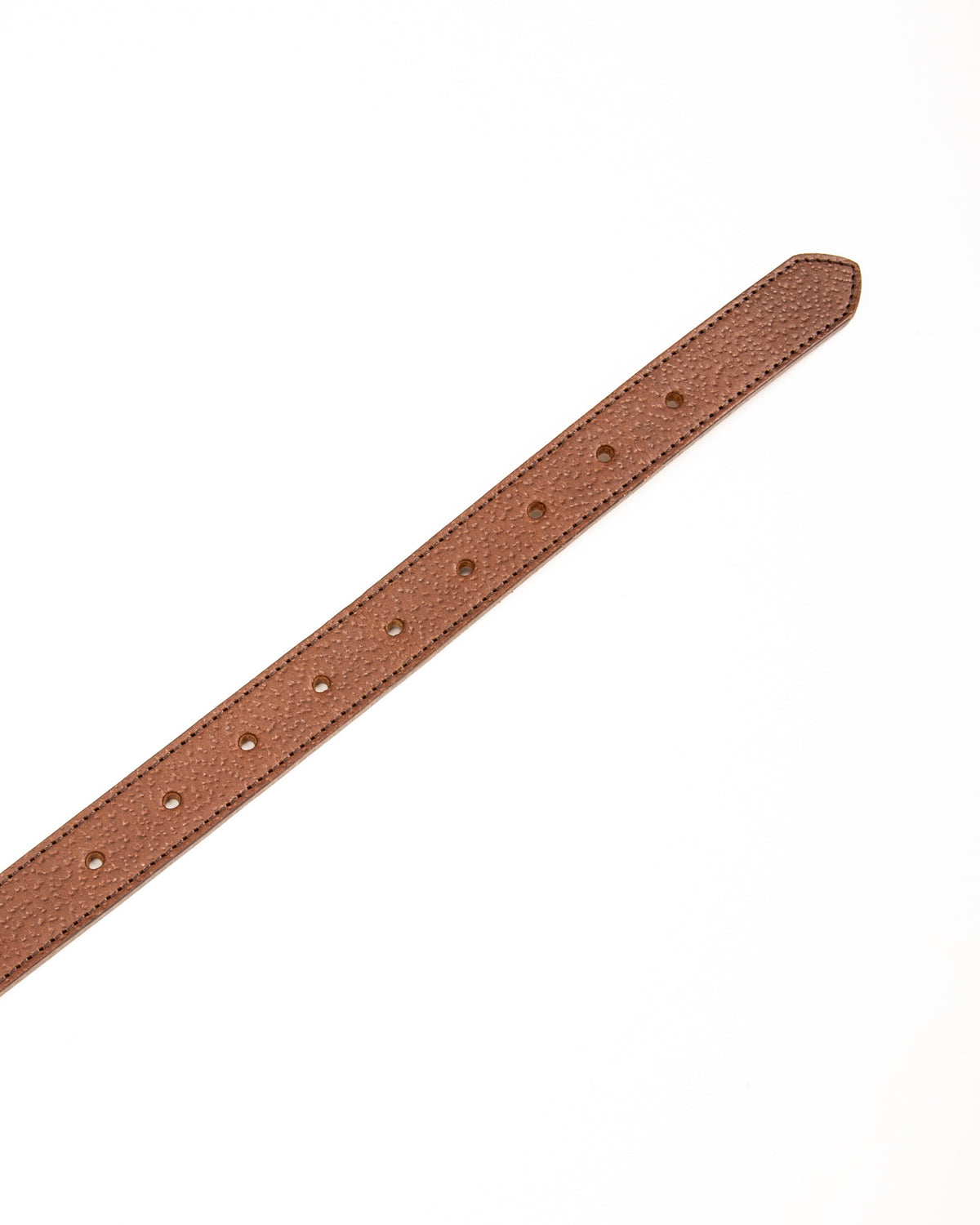 Gal Emboss Trousers Belt - Brown