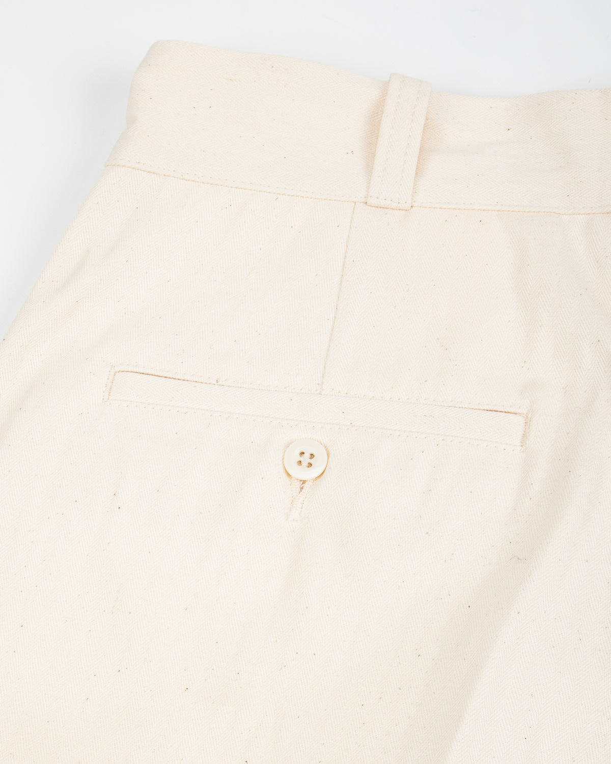Attractions Heritage Denim Trousers - White USN Herringbone - Standard & Strange