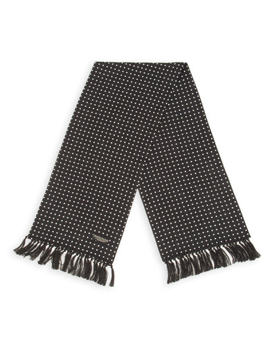 Wearmasters Rayon Scarf - Black Dot