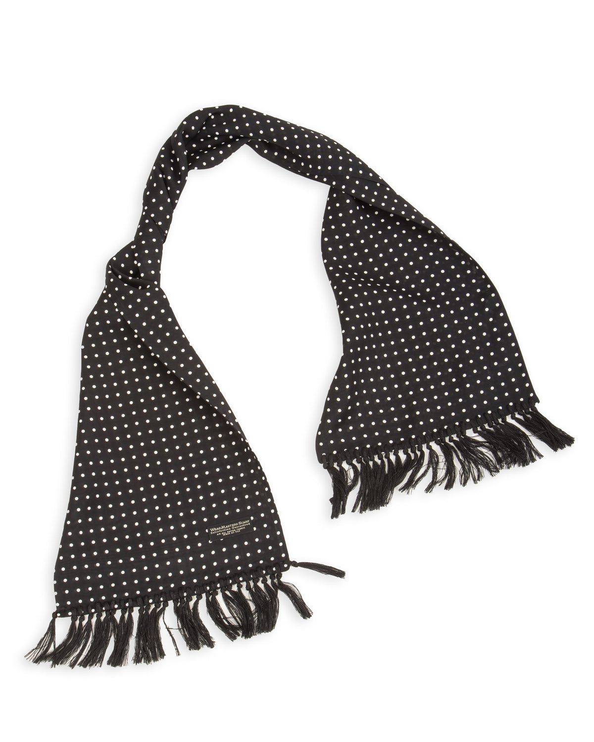 Wearmasters Rayon Scarf - Black Dot
