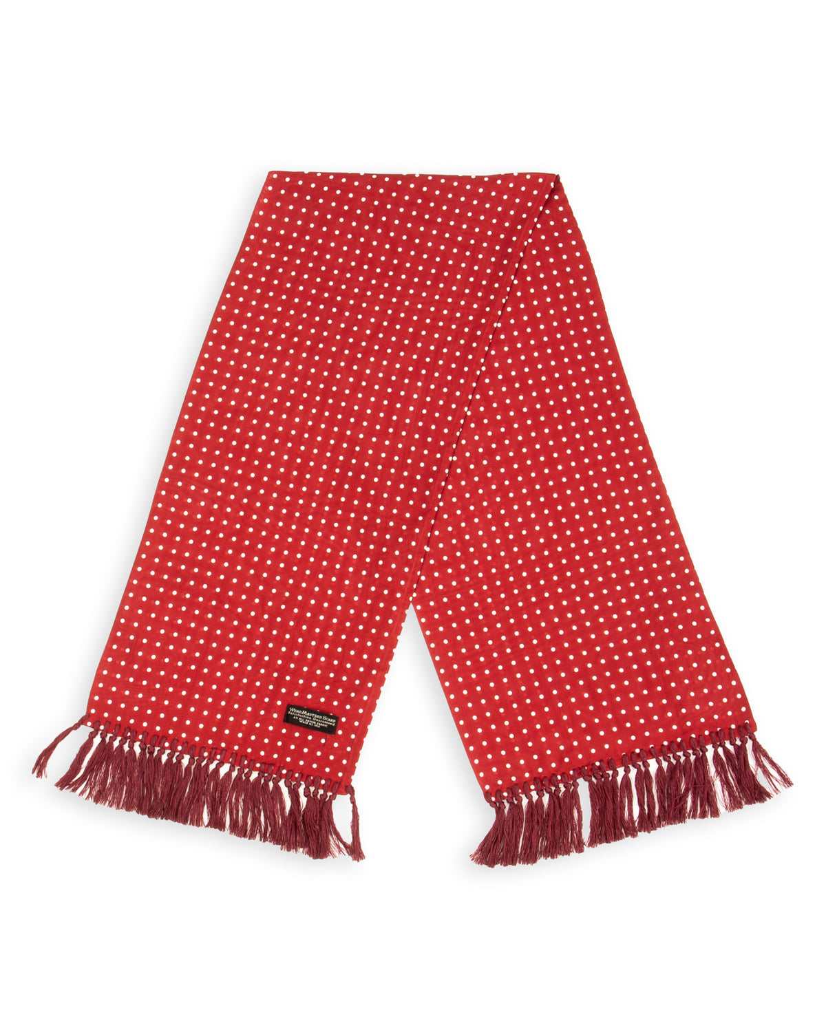 Wearmasters Rayon Scarf - Wine Dot