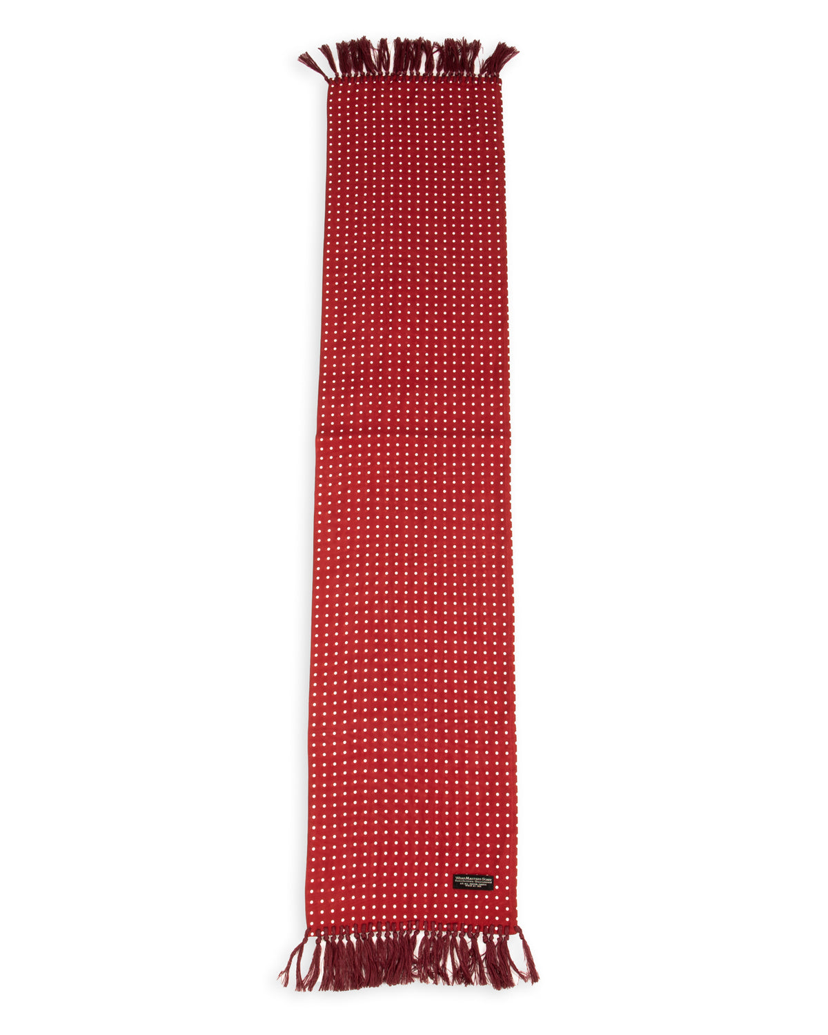 Wearmasters Rayon Scarf - Wine Dot