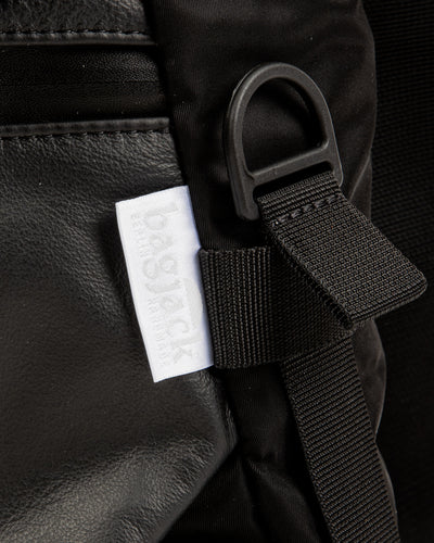 Bagjack Bull Leather Morph Pack TWST PKT - Black - Standard & Strange