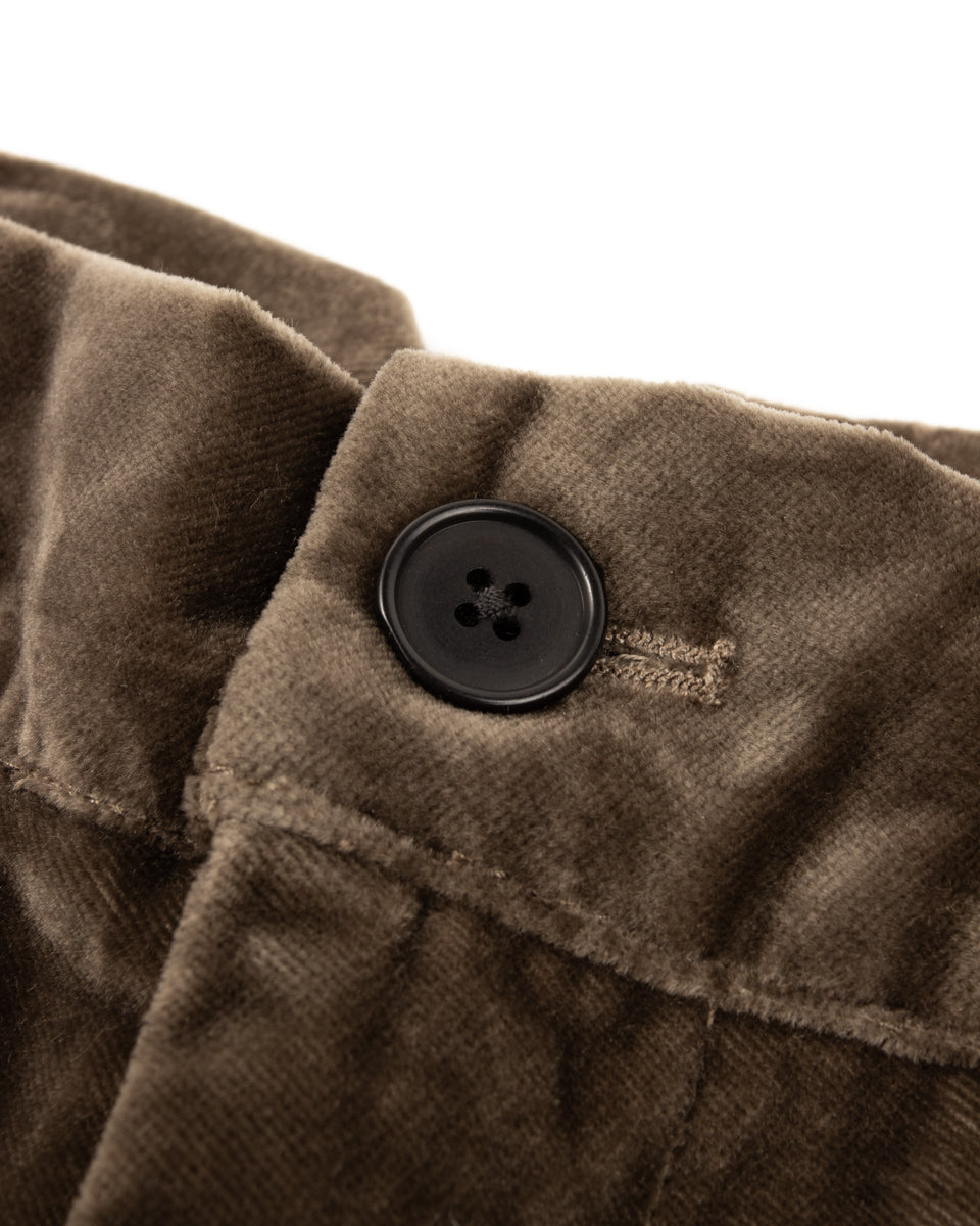 Blluemade Buckle Back Pant - Walnut Velvet - Standard & Strange