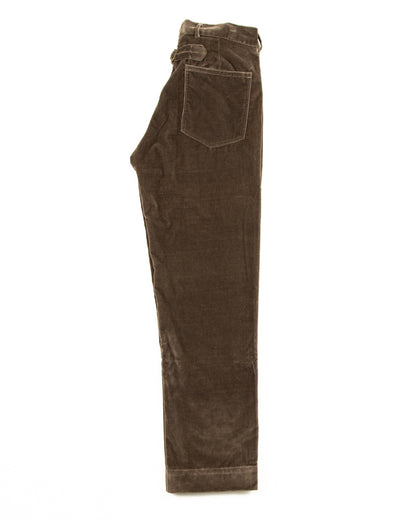Blluemade Buckle Back Pant - Walnut Velvet - Standard & Strange
