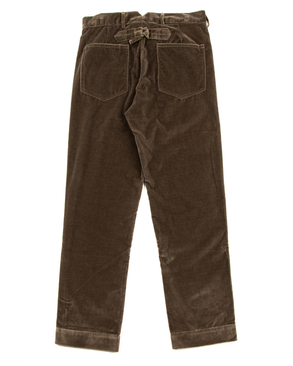 Blluemade Buckle Back Pant - Walnut Velvet - Standard & Strange